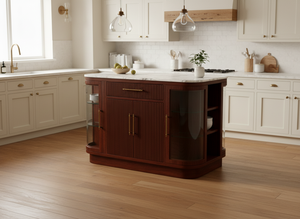 Kitchen Island Kitchen Cabinet for Kitchen Glass Round Kitchen <b>Table</b> With Chairs Indoor Home Furniture Wood Furniture Wholesale - Product Image 5