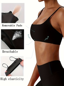 Soutien-gorge de sport pour femme, idéal pour le yoga, le fitness quotidien, avec maintien doux et extensible pour l'exercice, le Pilates, la danse, la course à pied et les activités de bien-être - Product Image 3