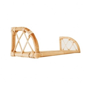 OEM Wholesale Rattan Wall Mount Shelf Rattan Wall Shelf Rattan Shelf <b>Book</b> Factory in Vietnam OEM ODM Customization - Product Image 1