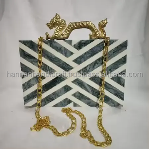 Nouvelle conception, sac à main en résine peint à la main, écologique, sac de soirée, sac à main de luxe en acrylique, sac à main en résine fait main de luxe pour femme - Product Image 2