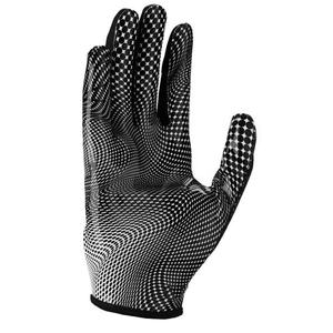 Gants de football américain noirs personnalisés pour les jeunes et les adultes, respirants, avec poignées pour les mains, doigts entiers, bracelet de poignet réglable, légers - Product Image 3