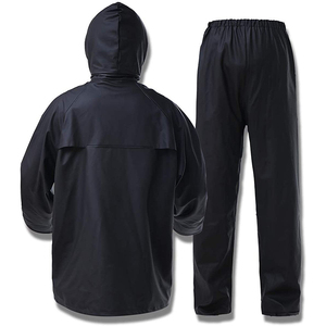 Rain Suits for Men Women Waterproof Heavy Duty Raincoat Fishing Rain Gear <b>Jacket</b> and Pants Hideaway Hood - Product Image 1