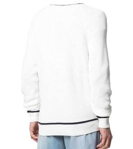 Cárdigan Moderno y Transpirable con Cuello en V para Hombre, Suéter de Punto a Rayas con Botones para un Estilo Elegante Diario - Product Image 2