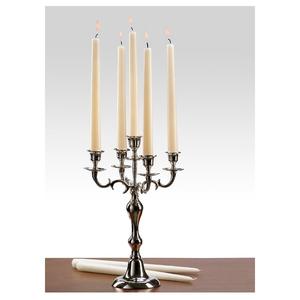 Aluminum Nickel Plated 5-Arm Square Candelabra <b>Candle</b> Holder Wedding and Christmas Decoration Shiny Finish Handmade Durable - Product Image 5
