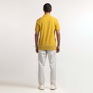 Nardon Apparel Camisa de golf de manga corta clásica para hombre Algodón informal para polo con botón superior y bolsillo Impreso Tela de punto - Product Image 2