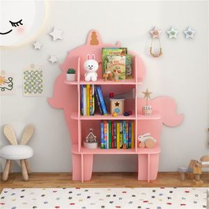 Scaffale Aperto Rosa per Giocattoli e Libri per Bambini - Product Image 5