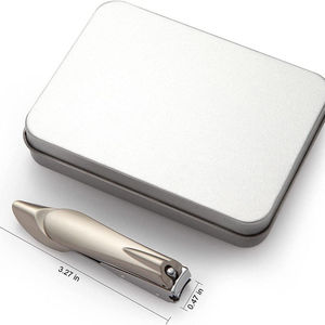 Cortauñas de Acero Inoxidable OEM Premium, Curvo, Recto, Puntiagudo, con Abertura de Mandíbula Ancha para Manicura de Uñas de Dedos y Pies, Duradero - Product Image 4