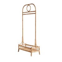 Hübscher Kinder-Kleiderständer aus Rattan, Kleinkindermöbel, Kinderzimmer, natürlicher Weiden-Kleiderständer für Babyzimmer, Großhandel