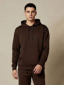 Sweat-shirt à capuche sport pour homme, style streetwear, personnalisé en usine, pour la gym et l'entraînement, avec poche kangourou - Product Image 1