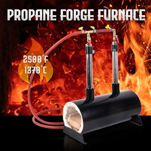 Fornace a Propano a Doppio Bruciatore - Forno Ovale di Grande Capacità per la Forgiatura del Metallo - Product Image 2