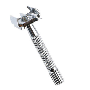 Afeitadora de seguridad de doble filo para hombre, de acero inoxidable, personalizable, de alta calidad, nueva, en oferta, a precio económico. - Product Image 3