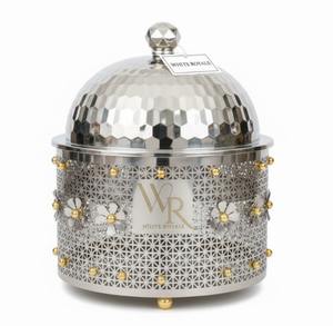 Offre Spéciale Ramadan : Chauffe-Plats Commercial en Acier Inoxydable avec Gravure Arabe, Durable et Anti-Rouille, Capacité 4-5L, Casseroles et Marmites - Product Image 5