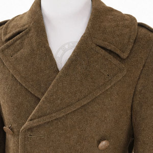 Trench-coat classique pour homme, reproduction, en toile écologique respirante, coupe confortable, panneaux longs, boutons sur le devant, pratique - Product Image 6