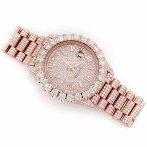 Luxury Business Stainless Steel Alloy 40mm Analog Chronograph <b>Watch</b> Dial Glass <b>Waterproof</b> Countdown Quartz Movement Case - Product Image 2