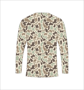 เสื้อกีฬาแขนยาวลายพรางทะเลทรายดิจิตอลระบายอากาศได้ดีสำหรับการฝึกออกกำลังกาย - Product Image 2