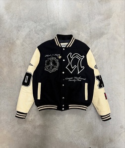 Fashion Custom Unisex Leather <b>Baseball</b> <b>Jacket</b> <b>Men</b> Chenille Embroidery Varsity <b>Jacket</b> logo Patch Women Varsity <b>Jacket</b> - Product Image 1