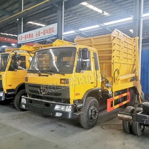 Hot Sale Dongfeng 4X2 8 Cbm Rear Loader Manual Transmission Diesel Engine &amp; Gearbox Waste <strong>Garbage</strong> <strong>Truck</strong> - Product Image 3