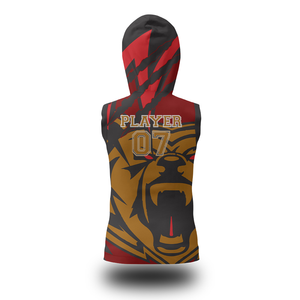 Maillots de football américain 7 contre 7 personnalisés avec logo, respirants, en tissu mesh 7v7, imprimés, 100 % polyester, grandes tailles, ensembles à prix réduits - Product Image 3