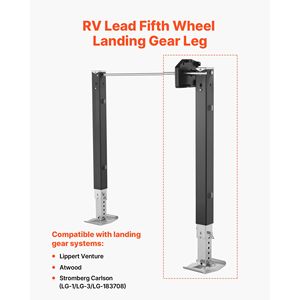 Gamba di appoggio universale per camper 32,5 pollici 179013 Ricambio Lippert Ven per 5th Wheel - Product Image 2