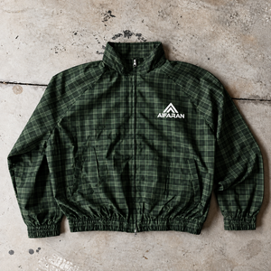 <b>Women's</b> <b>Brown</b> Plaid Woven Printed Cotton Breathable Windbreaker <b>Jacket</b> Stand Collar Zip up Regular Sleeve Luxury Style Coats - Product Image 4