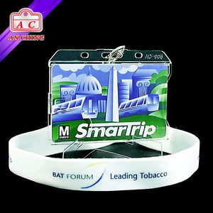 Porte-cartes d'identité rigides, porte-badge de bureau pour deux cartes - Product Image 3