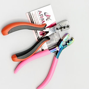 Pinzas Profesionales de Punta Plana Pre-Adheridas, de Acero Inoxidable de Grado Quirúrgico, Herramienta para Estilizar Cabello con Extensiones de Queratina - Product Image 2