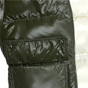 เสื้อแจ็คเก็ตพัฟเฟอร์ทรงบ็อกซี่แบบมีฮู้ดผ้าแคนวาสสั่งทำพิเศษ ซิปเต็มตัว ทรงบ็อกซี่ เสื้อผ้ากันหนาวสำหรับฤดูหนาว สตรีทแวร์ แบรนด์ส่วนตัว ผู้ผลิต OEM/ODM - Product Image 2