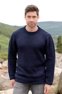 Pull en laine polyvalent pour hommes et femmes, tricoté sur mesure, à manches longues, pour tenues décontractées et collections d'hiver en gros - Product Image 2