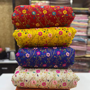 ผ้าไหมดิบ ผ้าไหมบังกาลอร์ ผ้าไหมมุลบาเร ผ้าไหมทอมือ ผ้าไหมดิบเนื้อสัมผัสธรรมชาติ ผ้าไหมดิบย้อมสี ผ้าไหมดิบสำหรับตกแต่ง - Product Image 1