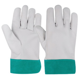 Guantes de Soldadura TIG de Cuero de Cabra y Vacuno de 7 oz, con Puño de Seguridad, Transpirables, Protección Personal Contra Abrasión y Calor, en Oferta - Product Image 5