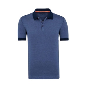 เสื้อเชิ้ตผู้ชายไซส์ใหญ่ ผ้าฝ้าย/ใยไผ่ พิมพ์โลโก้แบรนด์ OEM ตามสั่ง ระบายอากาศได้ดี ลายเรียบ ทอแบบถัก สไตล์ไฮสตรีท - Product Image 1