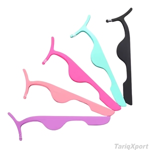 10 unidades/bolsa, rizador de pestañas profesional reutilizable en forma de Y, aplicador de pestañas de acero inoxidable, embalaje con logotipo personalizado, belleza - Product Image 3