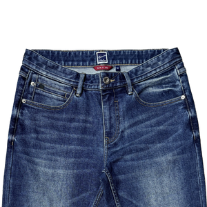 Washed Slim Fit <b>Men</b> Jeans Mid Rise Denim Pants Zipper Closure <b>Stretch</b> Cotton Jeans for Daily Wear - Product Image 6