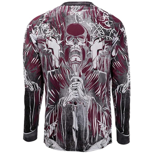 Jersey de Motocross Personalizado OEM, Transpirable, de Malla, para Ciclismo MTB, Manga Larga, Poliéster/Nailon, para Todas las Temporadas - Product Image 4