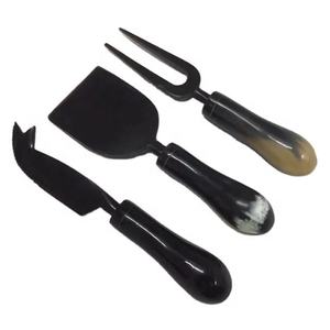 Expensive Gold Plated Stainless Steel Flatware Cutlery <b>Set</b> Top Quality Resin Designer Handle Kitchenware Flatware Cheese Cutting - Product Image 6