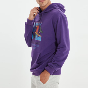 Sweat à capuche personnalisé imprimé à prix abordable, coupe classique, 100 % coton 370 g/m², avec cordon de serrage, sérigraphié – Meilleures ventes - Product Image 3