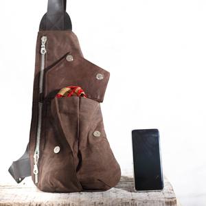 Sac bandoulière en cuir et toile de qualité supérieure, sac de voyage, sac de randonnée, sac messager, vente en gros, mode, fermeture éclair étanche LCSB-0022 - Product Image 6