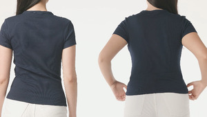 Camiseta Elegante de Fibra Natural de Alta Calidad, Suave, Formal, para Mujer, Algodón Mercerizado con Acabado Brillante, Estilo Casual Elegante para Negocios - Product Image 3