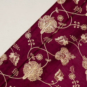 Tela de Encaje Bordado de Alta Calidad, Elegante Tela de Malla Estampada con Jacquard Floral para Vestidos de Novia y Decoración de Prendas - Product Image 3