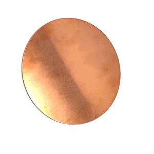 Plaque de cuivre pur, plaque de cuivre massif, disque de cuivre T2, plaque ronde, diamètre 10mm 20mm 30mm 50mm 60mm 80mm 100mm 150mm 200mm, épaisseur - Product Image 1