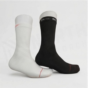 Crew <b>Socks</b> Geometric Pattern Blue Breathable <b>Running</b> <b>Socks</b> for Adults Spring Season - Product Image 3