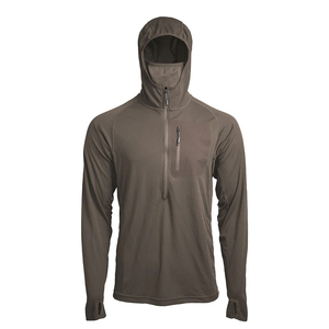 Custom <b>Men's</b> Fishing Hoodie Breathable 100% Polyester Fabric UPF 50 Protection Lightweight Quick Dry Pullover for All Weather - Product Image 2