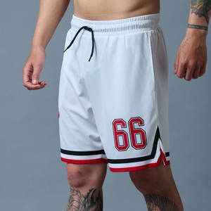 Shorts de basketball en toile non tissée personnalisables pour adultes unisexes, haute qualité, vente en gros, avec poches, grandes tailles, été, personnalisable, collection 2026 - Product Image 5