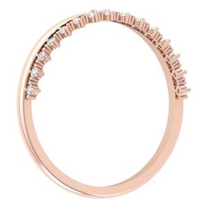 แหวนหมั้นเพชรแบบคลาสสิกแหวนเพชรขนาด10K 14K 18K แข็งทองสำหรับปลูกในห้องปฏิบัติการแหวนเพชรแบบเรียบง่ายแหวนมงกุฎสุดหรูสำหรับของขวัญครบรอบ - Product Image 4