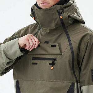 Traje de Esquí Personalizado para Hombre de Alta Calidad, Impermeable 10,000mm, Transpirable, 100% Poliéster, Secado Rápido, Ropa de Esquí de Lana - Product Image 6