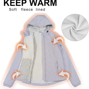 Chaquetas Cortavientos Tejidas para Mujer de Primera Calidad, Resistentes al Viento, Impermeables, Transpirables, Ecológicas, Servicio Personalizado OEM, MOQ Bajo - Product Image 4