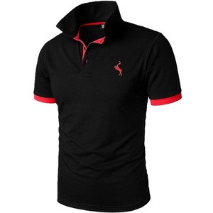 Camiseta polo para hombre, 100% algodón piqué, 220 g/m², color sólido, manga corta, corte regular, tejido de punto, ropa casual, proveedor de Bangladesh. - Product Image 2
