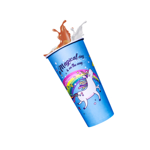 Tasses à café de papier à mur unique marquées pour des entreprises et des services à emporter - Product Image 1