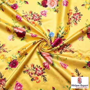 Premium Japan Satin Textile Supplier Custom Printed Fabric for Bridal Fashion Apparel Home Décor Wholesale Export - Product Image 1