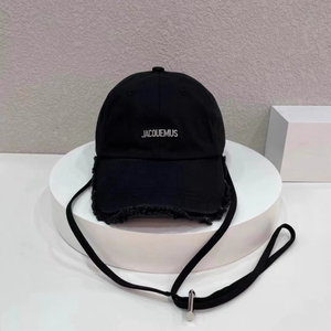 Nueva Gorra de Béisbol Retro Estilo Coreano Unisex Jacque con Visera de Pico de Pato y Cordón Ajustable con Letras para Protección Solar - Product Image 1